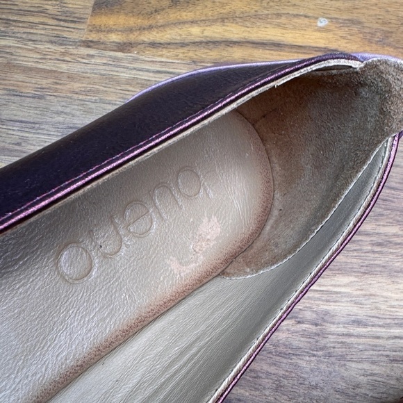 Bueno 39 Purple Lavender Ballet Flat  Leather  Metallic - Picture 6 of 9